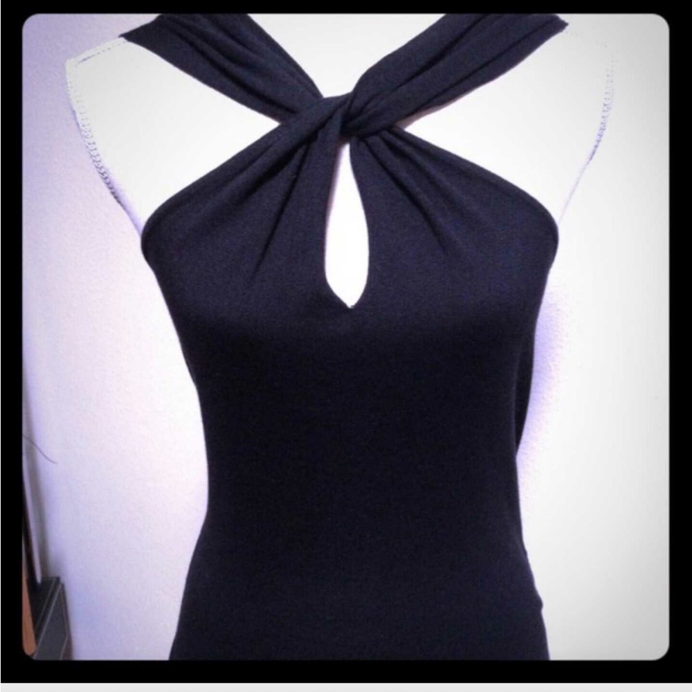 NWT $225 Ralph Lauren Sleeveless Twist Front Silk & Cashmere Top - Sz Medium